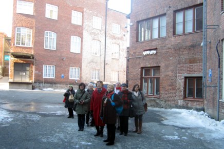 kivenlahden kuvataideryhmä kevätretkellä