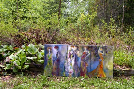 ensimmäiset kesämökkimaalaukset valmistuivat