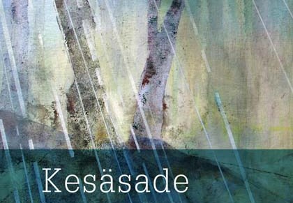 laviassa kesäsadetta