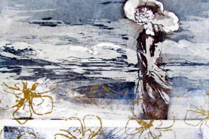 heinäkuun hellettä grafiikkapajalla