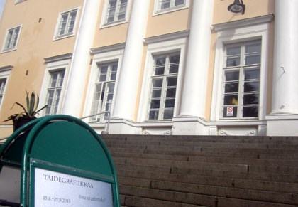 taidegrafiikkaa galleria emilissä&nbsp;tampereella