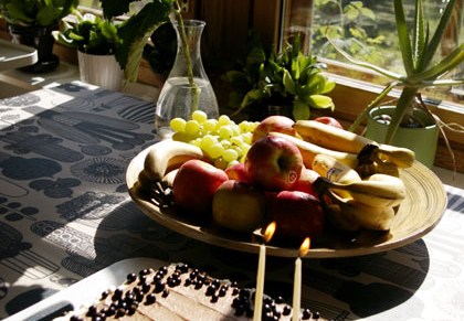 syntymäpäiväkakku