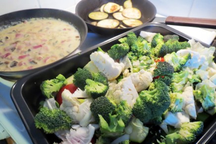 värikäs kasvisvuoka