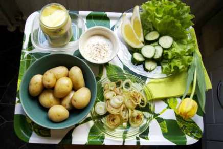 uusia perunoita maaliskuussa