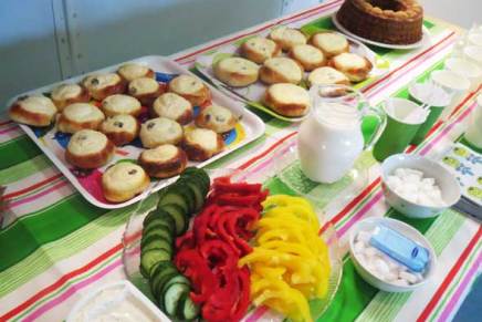 rahkapullia ja värianalyysi