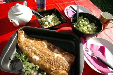 savukalaa ja munakokkelia