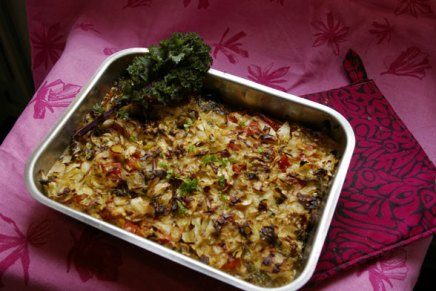 sieni-kaalilaatikkoa