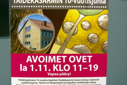 taidekasarmilla avoimet ovet