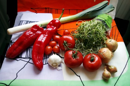 paahdettu kasvissosekeitto