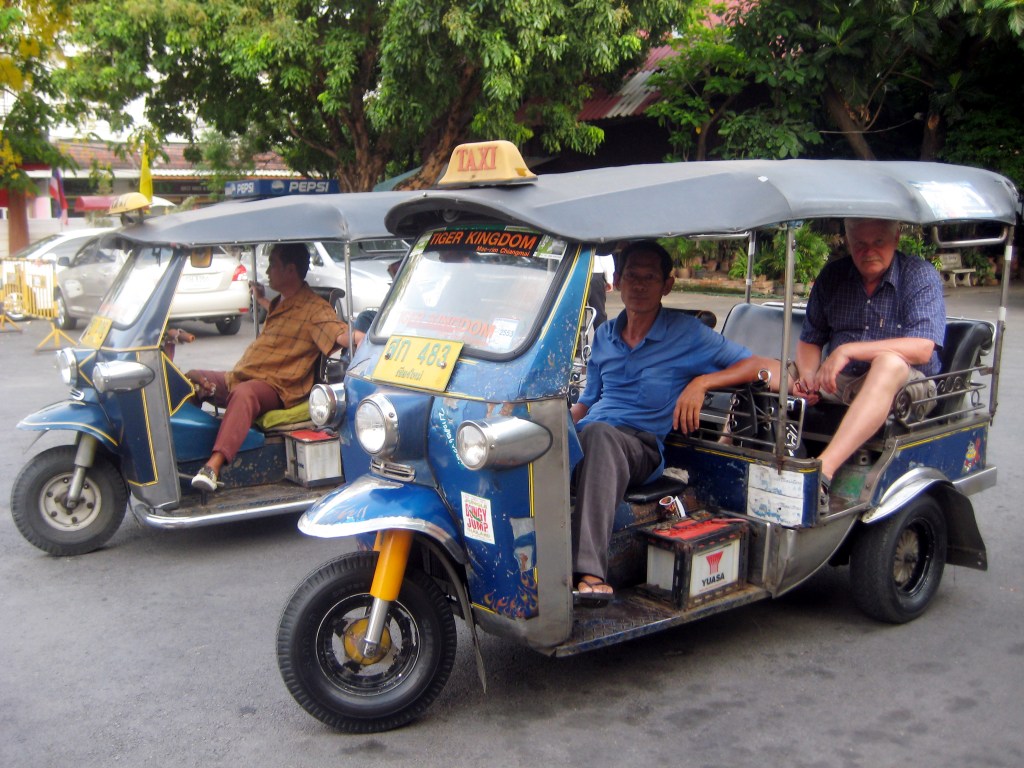 Chiang Maissa kätevin kulkuneuvo on tuktuk
