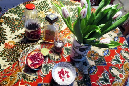 mascarbonea ja granaattiomenoita