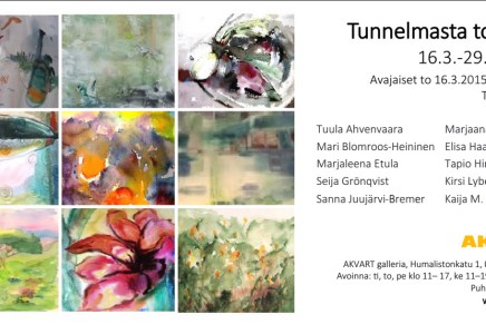 akvarellinäyttely akvart-galleriassa helsingissä