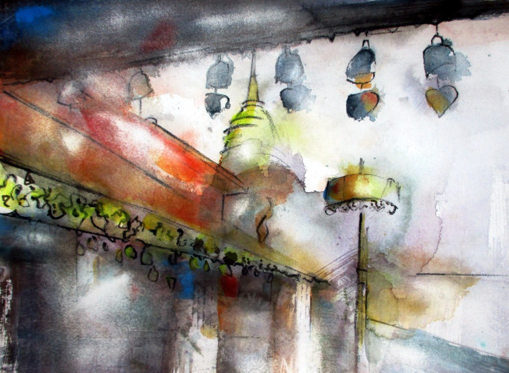 RETKEN INNOITTAMA AKVARELLI