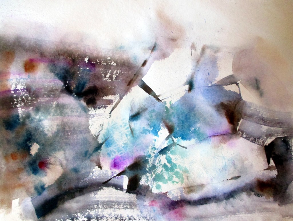 JÄIDEN HELINÄÄ - akvarelli