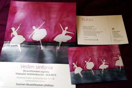 veden sinfonia -näyttely&nbsp;lähestyy