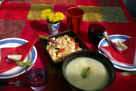 kukkakaalia kahdella tavalla