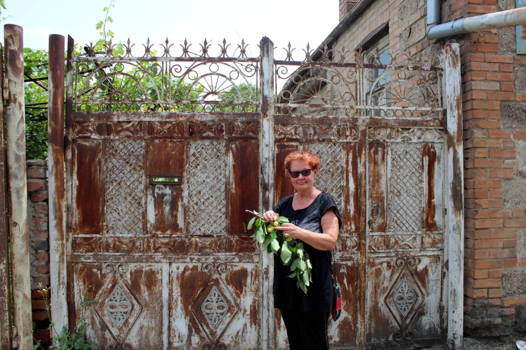 PATINOITUNEITA PORTTEJA JA TUORE KIRSIKANOKSA