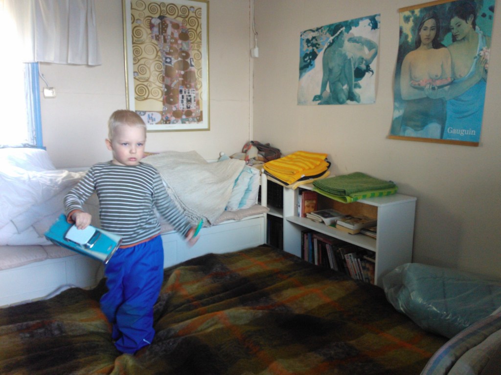 OTSO VIIHTYI SAUNAMÖKISSÄ BUICK-AUTON LUMOISSA