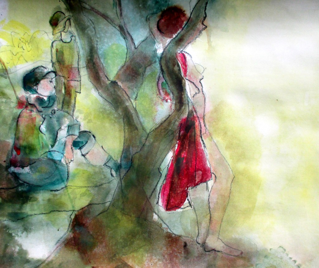 KOLME EEVAA JA OMENAPUU