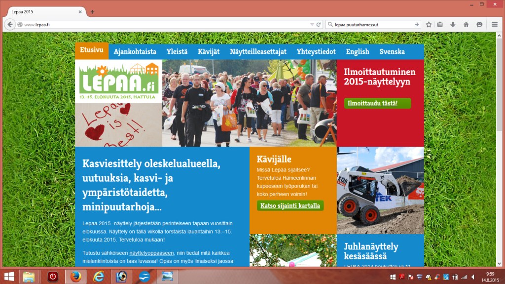 MARS PUUTARHAMESSUILLE