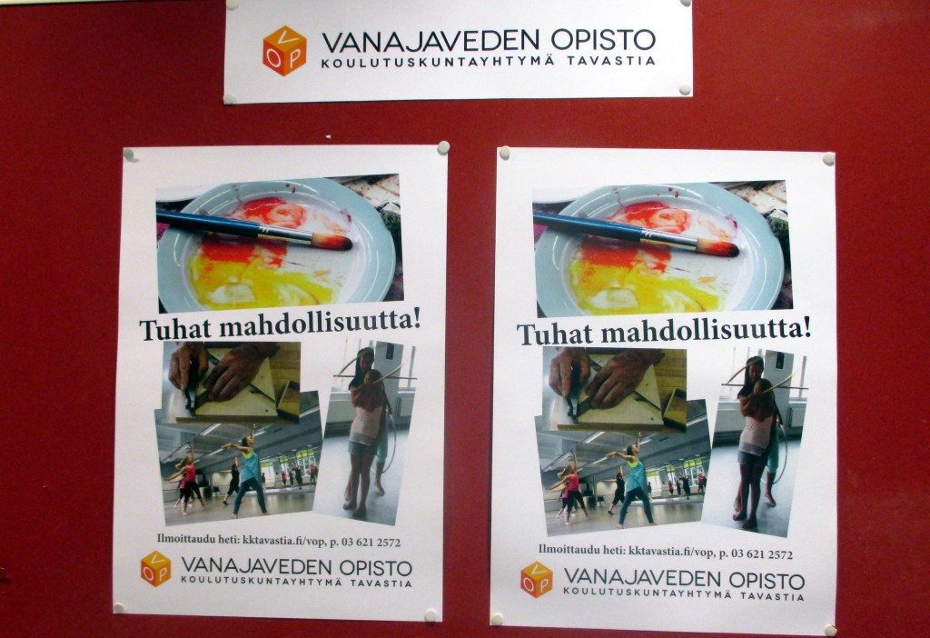 KURSSITARJONTAA RIITTÄÄ - TAIDEKURSSIT KAIPAAVAT LISÄÄ OPISKELIJOITA