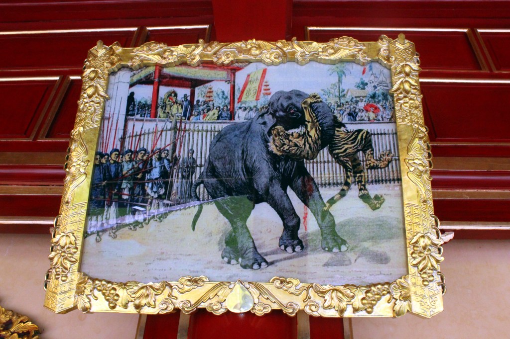 ELEFANTTEJA NÄKYI VAIN KORISTEELLISSSA MAAALUKSIAA