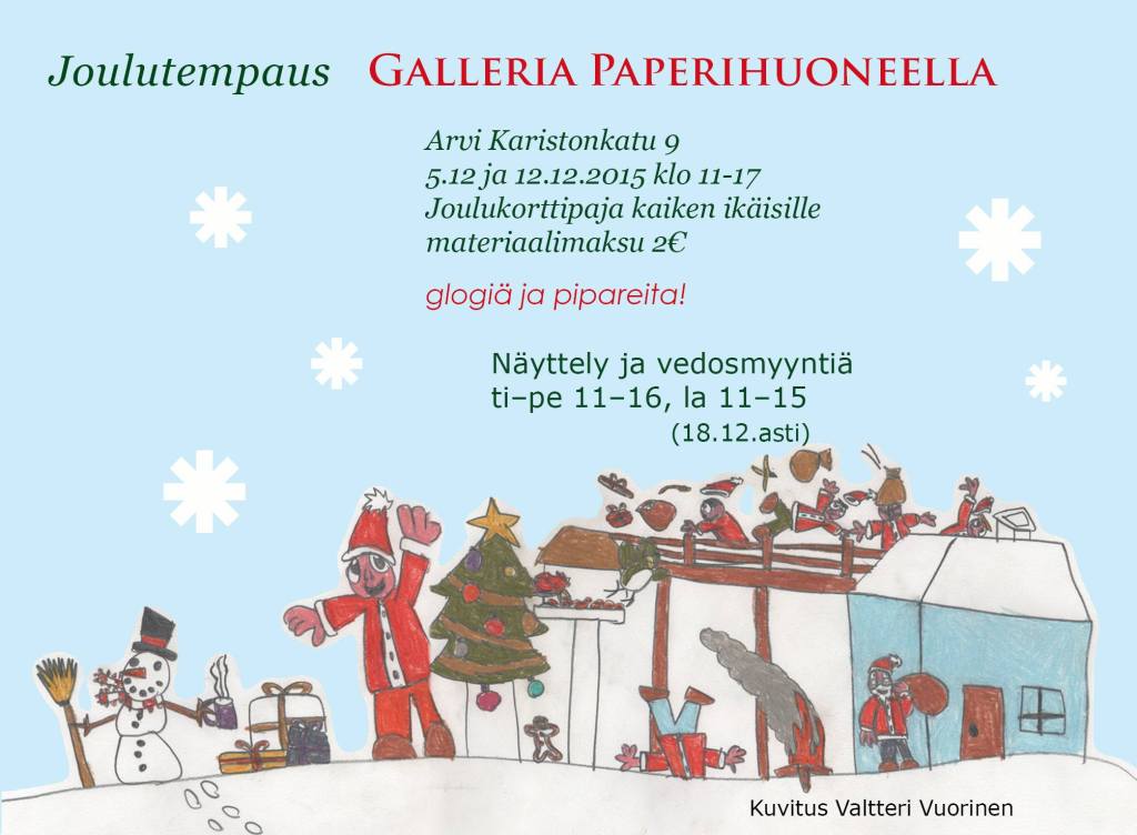 TEE OMAPERÄISET JOULUKORTIT