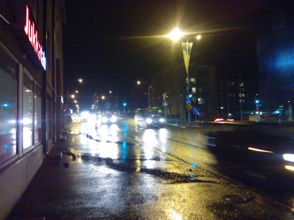 HÄMEENLINNASSA SATOI