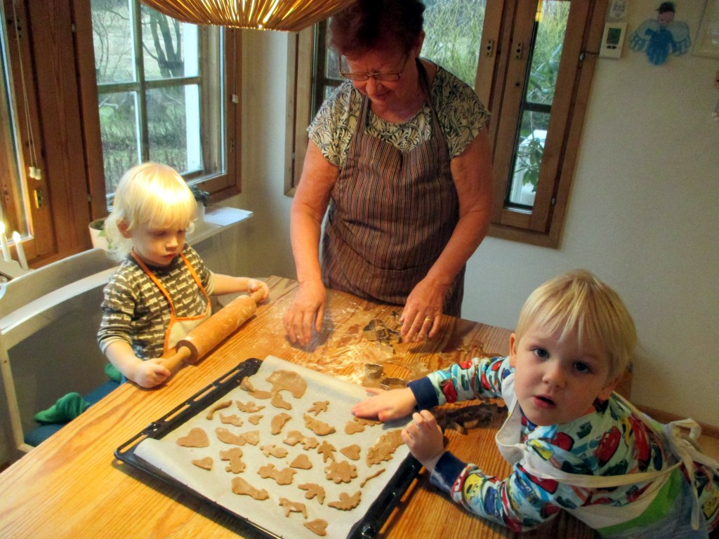 PIPARKAKKUJEN LEIPOMINEN JA OTSON JA VISAN LEMPIPUUHAA