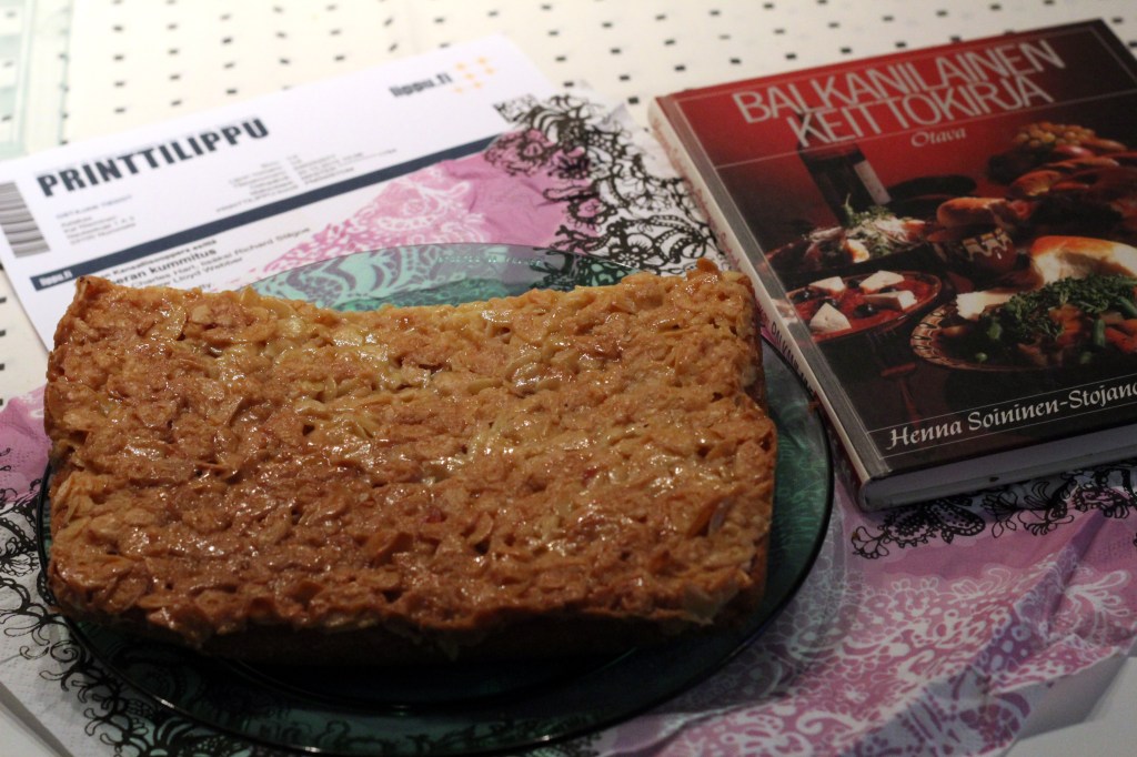 SAIMME TULIAISINA OMATEKOISTA TOSCA-KARPALOKAKKUA, KEITTOKIRJAN JA OOPPERALIPUT - KIITOS