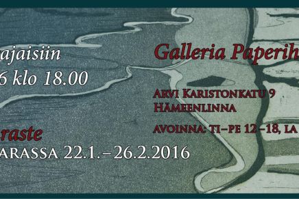 galleria paperihuone ylpeänä&nbsp;esittelee