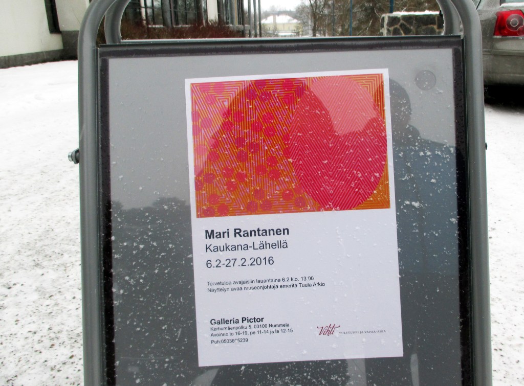 MARI RANTASEN NÄYTTELYN AVAJAISISSA NUMMELASSA