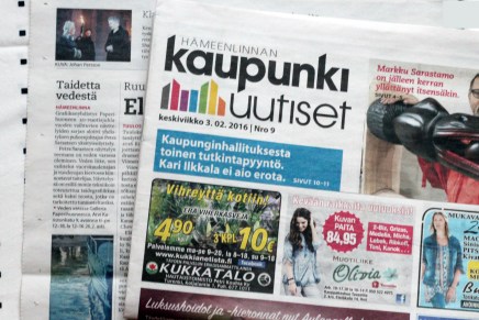 galleria paperihuone esittäytyi hämeen sanomissa ja kaupunkiuutisissa