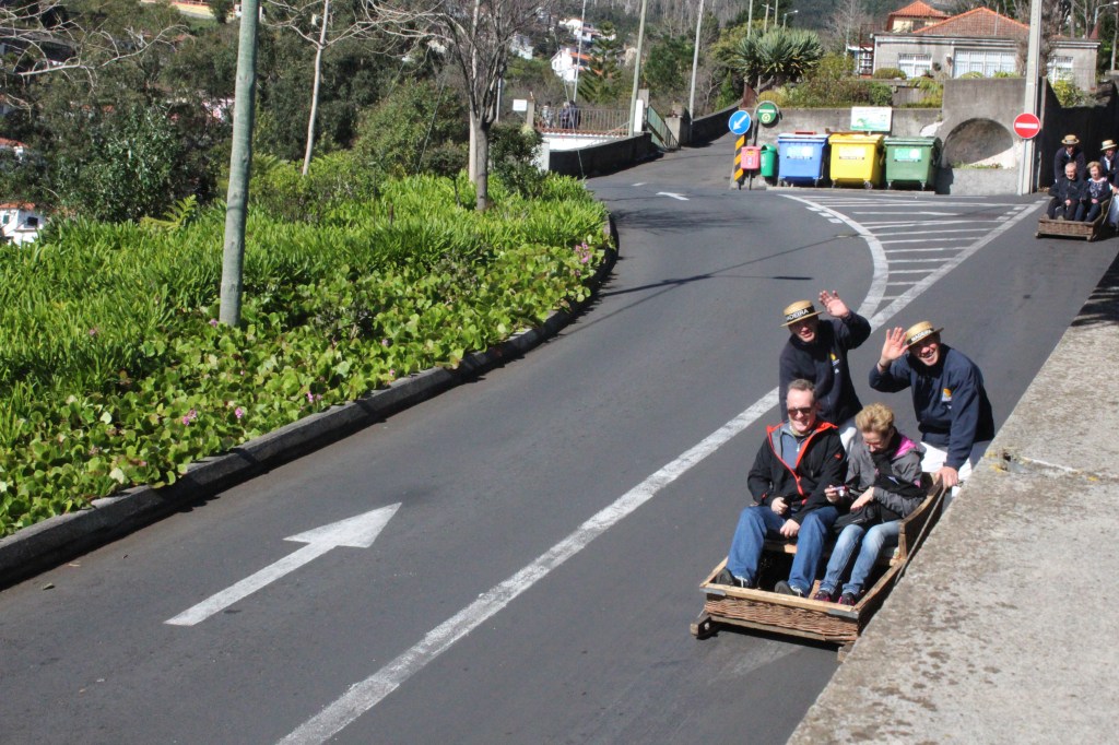 KORIKELKAT KIITIVÄT MÄKEÄ ALAS PUISTON MUURIN TAKANA