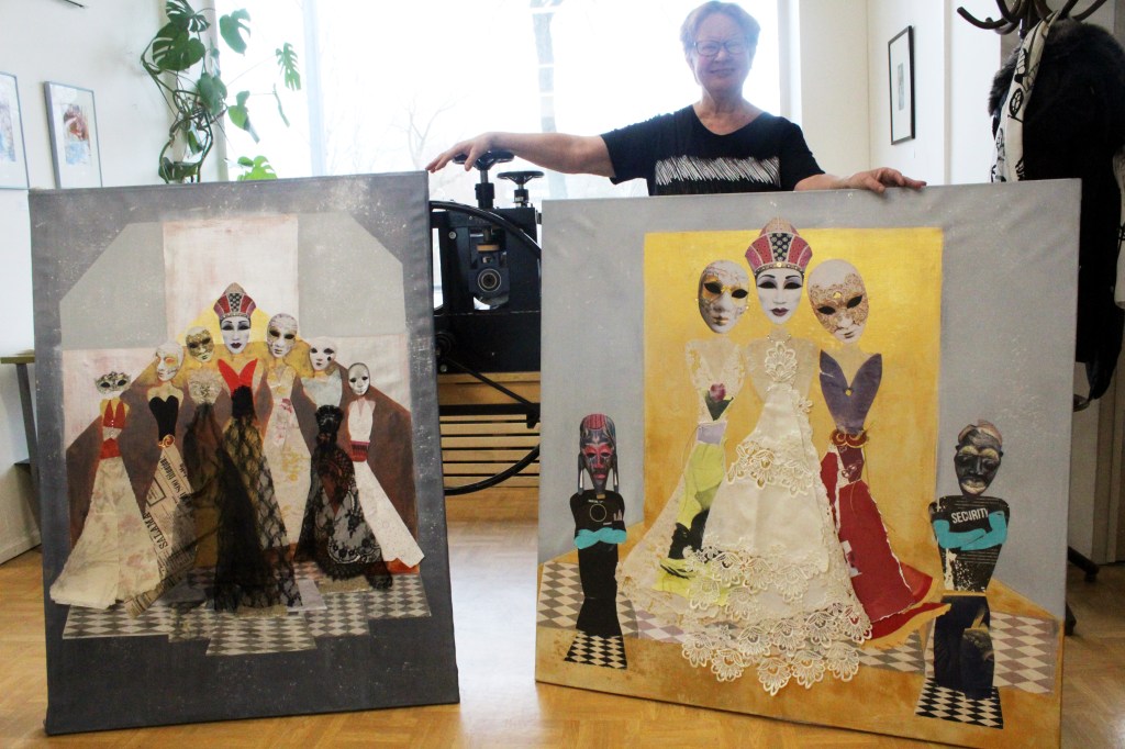 KUVATAITEILIJA JA HÄNEN ISOT NAAMIOPRINSESSANSA