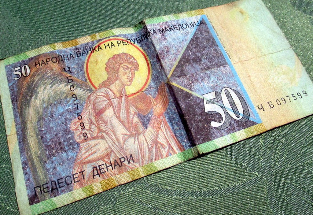 KUULUISA FRESCO IKUISTUETTUNA 50 DINAARIN SETELIIN