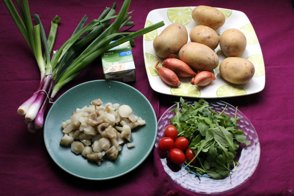 YKSINKERTAISET AINEKSET MAA-ARTISOKKAKEITTOON