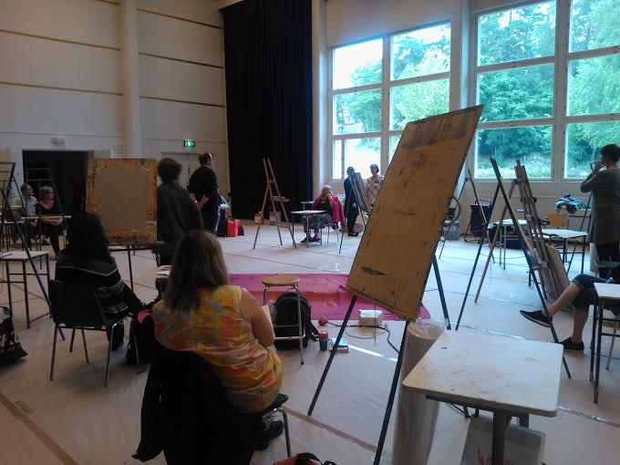 KESÄINEN MAALAUSKURSSI ON ILO