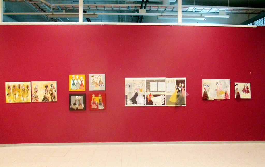 KOLLAASINI PÄÄSIVÄT PUNAISELLE SEINÄLLE