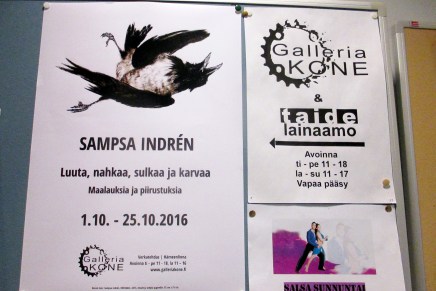 luuta, nahkaa, sulkaa ja&nbsp;karvaa