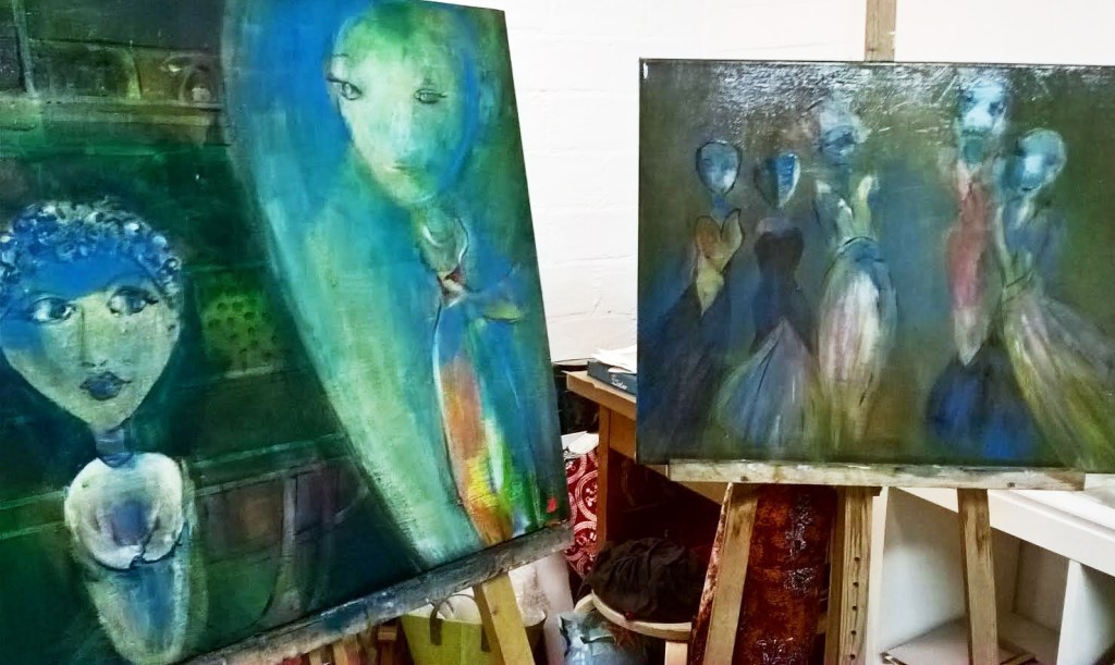 NÄMÄ MAALAUKSET OVAT VIELÄ KESKENERÄISIÄ