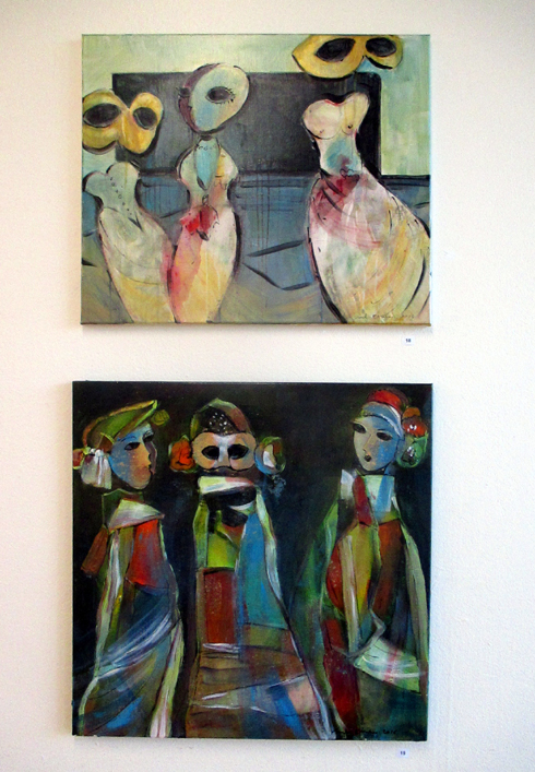 KAIKEN ILOTTELUN KESKELTÄ LÖYTYY KAKSI AITOA ÖLJYVÄRIMAALAUSTA