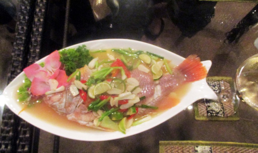 RANTARAVINTOLA LILLO ISLAND TARJOSI MEILLE ERINOMAISEN HÖYRYTETYN RED SNAPPERIN