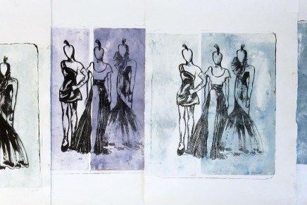 vuoden 2017 ensimäiset litografiavedokset