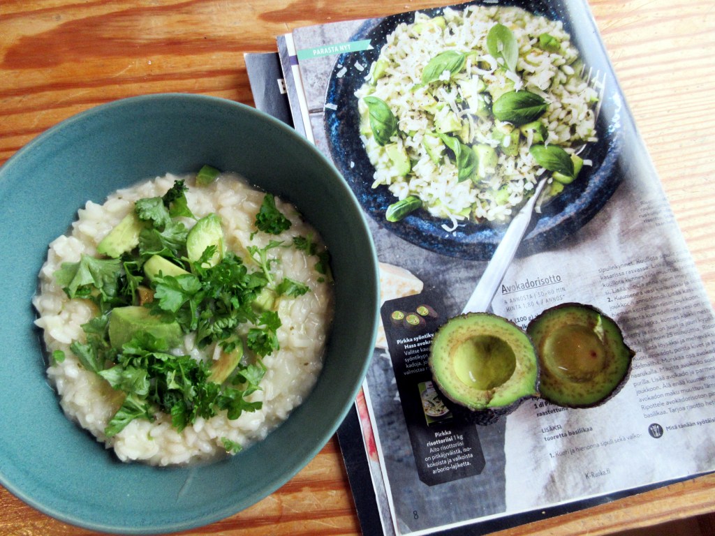 AVOCADO SOPII MAINIOSTI MYÖS RISOTTOON
