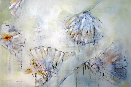 öljyvärikukkia kuullottamalla