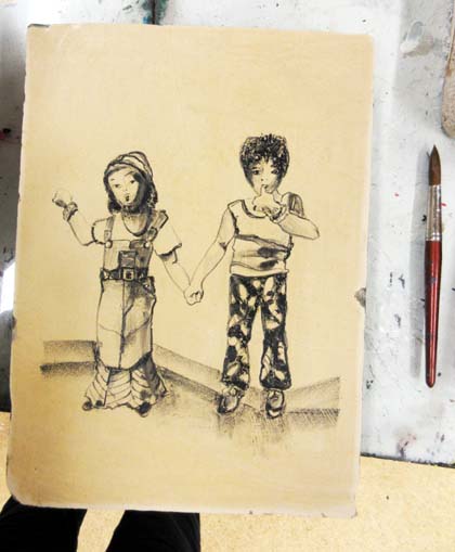 KALKKIKIVIPIIRROS ON SYÖVYTETTY TYPPIHAPOLLA