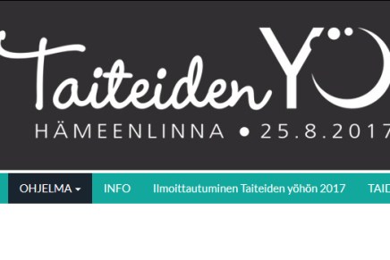 hämeenlinnan taiteiden yö&nbsp;kutsuu