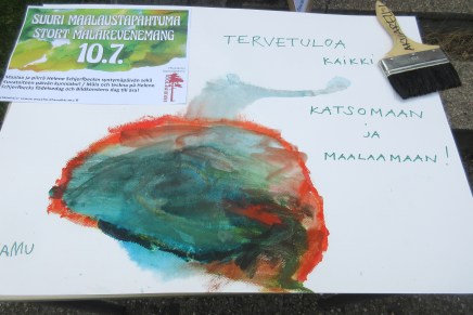 suuri maalaustapahtuma 10.7.2018