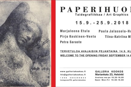 paperihuone galleria kookoksessa&nbsp;helsingissä